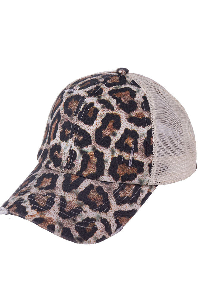 Leopard Print  Baseball Cap