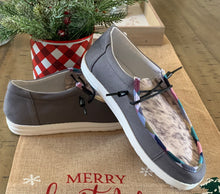 Load image into Gallery viewer, Dark Grey Slip Ons - Boutique Brand hey dude style
