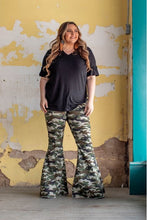 Load image into Gallery viewer, L&amp;B Light Vintage Camo Denim Bell Jeans
