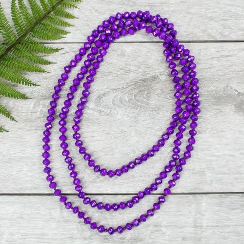 Crystal Beads - Purple