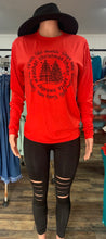 Load image into Gallery viewer, Christmas Cheer Red Long Sleeve Top
